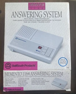 Bellsouth Memento 1164 Answering System Microcassette Time Day Stamp Talking - Zdjęcie 1 z 7