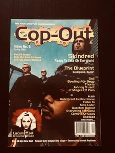 Cop-Out #5 Rock Magazine 2003 Skindread Lacuna Coil The Blueprint Thoria Soil - Picture 1 of 5