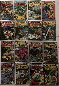 DC THE DEMON No. 1 - 16 (1972) Complete Set! Very Nice Jack Kirby Lot!