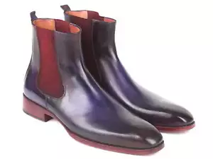 Botas Chelsea Paul Parkman marinas y púrpuras (ID#BT552PUR) - Imagen 1 de 1