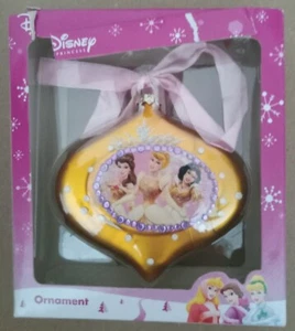 Disney Prinzessin Belle schneeweiß Aschenputtel Glasbirne Weihnachten Juwel Ornament - Bild 1 von 2