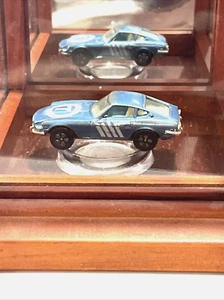 Vintage Playart DATSUN 240Z Diecast Car Blue White Interior Hong Kong Toy - Picture 1 of 5