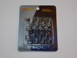 Zip Zaps Micro RC Car CUSTOM TIRE & HUBCAP KIT - VINTAGE 2002 NEW SEALED - Picture 1 of 3