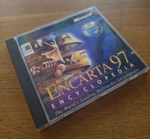 Microsoft Encarta 97 Encyclopedia CD-ROM Vintage Windows 95/98 sehr guter Zustand - Bild 1 von 3