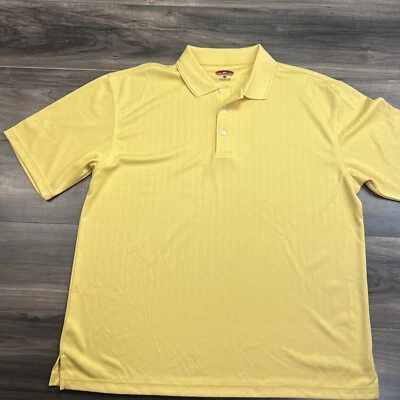 Pro Player Shirt Mens XL Yellow Golf Short Sleeve  Polo - Image 1 of 4