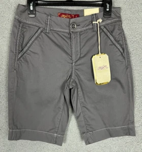 One 5 One Women's authentic denim shorts 4 Pockets Size 4, Gray New With Tag's. - Picture 1 of 10