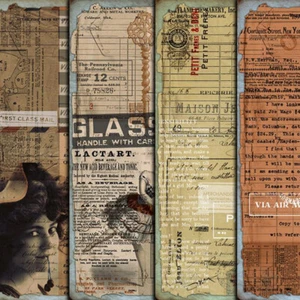 4 piezas Almohadilla de papel vintage para diario basura palacio libro de recortes álbum de fotos decoración de tarjetas - Imagen 1 de 5