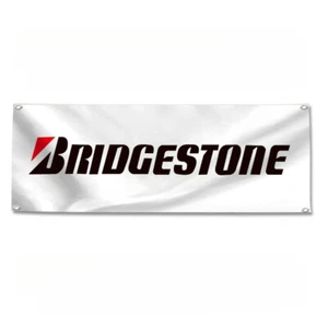 Bandera Bandera BRIDCESTONE Garaje Pared Coche Moto Carreras Show Auto Reparación Taller Bandera - Imagen 1 de 8