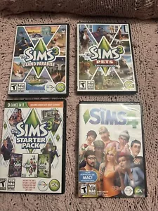 The Sims 3 Starter Pack, Sims 3 Pets, Sims 3 Island Paradise, Sims 4 - PC - Picture 1 of 3