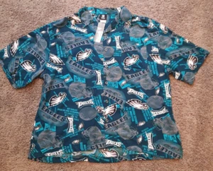 Ropa de equipo de la NFL Philadelphia Eagles con botones talla XL - Imagen 1 de 5