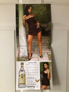 CALENDAR * THE WOMEN OF SEAGRAM'S  2008 CALENDAR - Picture 1 of 12