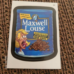 Tarjeta Topps Wacky Packages 2012 totalmente nueva serie 9 #24 Maxwell Louse - Imagen 1 de 2