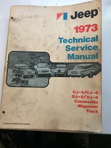1973 jeep techical sevice manual - Bild 1 von 2
