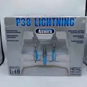 FRANKLIN MINT ARMOUR COLLECTION P38 LIGHTNING USAAF SCALE 1:48 98278 - Picture 1 of 6