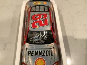 KEVIN HARVICK AUTOGRAPHED 2010 CHEVY IMPALA SHELL FLASHCOAT SILVER DIECAST &CARD - Picture 1 of 15