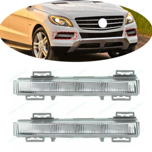 Pair Front Fog Light Driving Lamp Fit For Mercedes-Benz W166 ML350 GL450 GLK350 - Picture 1 of 6