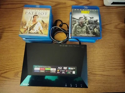 Sony Blue-Ray Disc/DVD BDP-S3100 W/ 11  Blue Ray Movies bundle. - Image 1 of 4