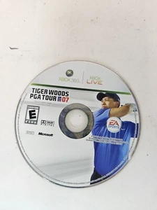 xbox 360 tiger woods pga tour 07 disc only UNTESTED HEAVILY SCRATCHED - Picture 1 of 2