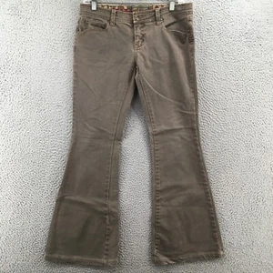Billabong Bootcut Jeans Womens 7 (actual 32x29) Grey Denim Low Rise Zip Fly - Picture 1 of 17