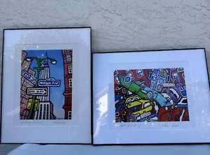 Original TIGGY TICEHURST Fine Art Prints Passepartout signiert 2007 gerahmt (2 Stück) - Bild 1 von 12