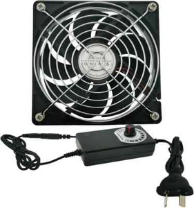 Ronyaoko 120mm Fan - High Airflow, Variable Speed, AC 100V-240V Cooling - Picture 1 of 7