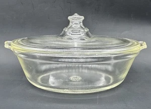 PYREX 1920-30’s Covered Oval baking dish 033-OR-633-B With Lid 633-OR-642-C Good - Picture 1 of 14