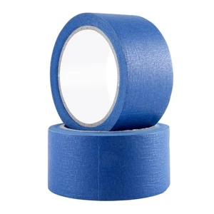 2 StüCke Blaues Malerband 2 Breit, Abnehmbares Abdeckband, für Hausdek5523 - Afbeelding 1 van 5