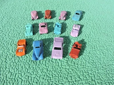 12) 1960's Vintage Midge Toy CARS - Lot A - Image 1 of 4