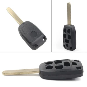 6-Button Remote Key Fob Case Shell Replacement For HONDA Odyssey 2011-2013 Black - Picture 1 of 11