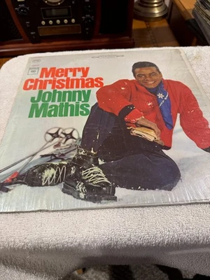 Johnny Mathis - Merry Christmas Vinyl LP Album - GOOD CONDITION!!! - Image 1 of 2