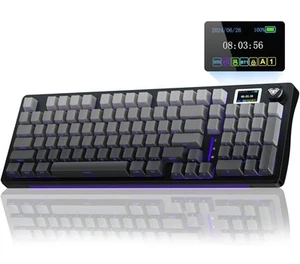 AULA S98 Pro Wireless Mechanical Keyboard with Screen & Knob,2.4GHz - Picture 1 of 2