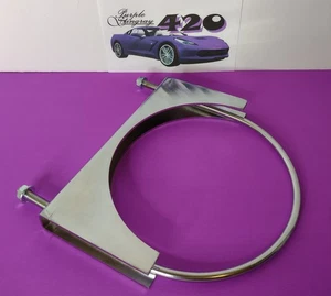 Heavy Duty USA MADE Chrome Steel Exhaust Pipe Duct Conduit Clamps 7.5" 7-1/2" - Bild 1 von 4