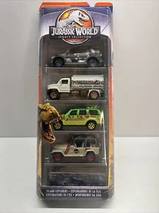 Matchbox Jurassic World Legacy Collection 5 Pack Explorer Jeep Mercedes Island - Picture 1 of 11