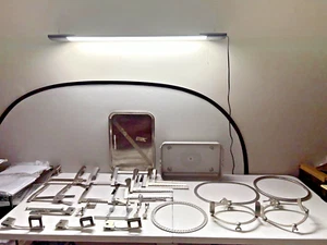 LOT OF 20 SURGICAL ABDOMINAL RETRACTORS CLAMPS & RIB SPLITTER & Lowman CLAMPS - Picture 1 of 16