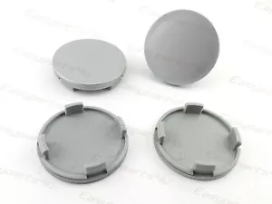 4x ALLOY WHEEL HUB CENTRE CAPS 54mm / 50mm Universal, flat grey - Bild 1 von 4
