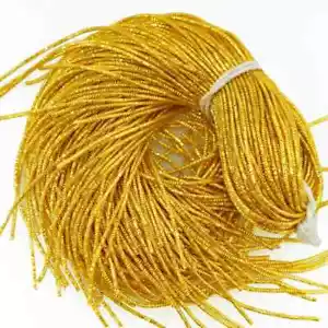 2500 Gram 1.5mm Gold check purl Bullion Wire French Metallic french coil 2.5kg - Picture 1 of 3