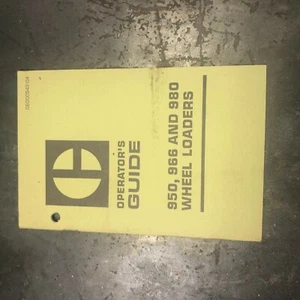 CAT 950 966 980 WHEEL LOADER OPERATION GUIDE BOOK MANUAL - Picture 1 of 2