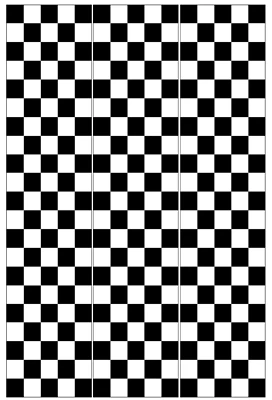 SWEET AS SUGAR MANDY 3 x 8 Inch Black & White Chequered Pre-Cut Edible Cake Ribbon Racing Check Cars