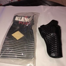 BIANCHI HURRICANE # 350 POLICE DUTY HOLSTER BLACK RH LARGE FRAME REV S&W “N”#S28