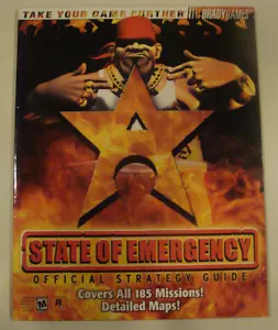 Brady Games 2001 ~ Estado de emergencia ~ Guía oficial de estrategia... Como nuevo... - Imagen 1 de 6