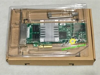 HP 436431-001 NC364T 4-Port Gigabit PCIe Adapter Both Brackets 435508-B21 - Image 1 of 3