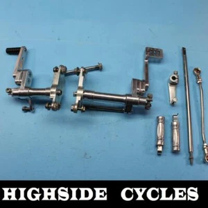1366 94 HARLEY-DAVIDSON SPORTSTER FORWARD FOOT CONTROL BRAKE LINKAGE PEG SHIFT - Picture 1 of 11
