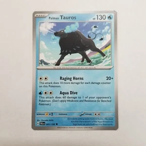 Paldean Tauros 041/193 Neuwertig - Paldea entwickelte scharlachrote violette Pokémonkarte - Bild 1 von 1