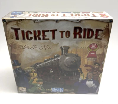 VINTAGE FACTORY SEALED Days of Wonder Ticket To Ride by Alan R. Moon Board Game - Image 1 of 4