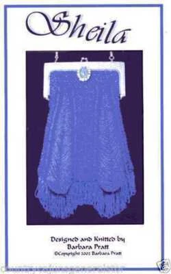Knit Barbara Pratt 3 Beaded Purse Patterns Juliet, Queen of Diamonds & Shelia - Image 1 of 4