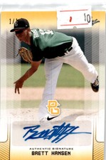 2017 Leaf Perfect Game National Showcase   Brett Hansen #P4904G 1/1 Auto