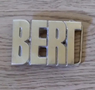 BERT Brass Baron Belt Buckle 4403 - Image 1 of 2