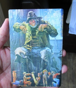 LEVI'S JEANS VINTAGE 1976 PUPPETMASTER POSTER METAL MINI SIGN!! FREE SHIPPING! - Picture 1 of 2