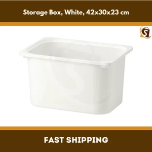 IKEA TROFAST Scatola Portaoggetti – Bianco 42x30x23cm Pattumiera Organizer Giocattoli e Accessori - Foto 1 di 3