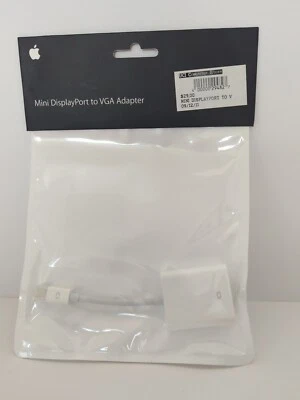 Genuine OEM Apple Mini Display Port to VGA  Adapter - MB572Z/A - Original White - Image 1 of 2